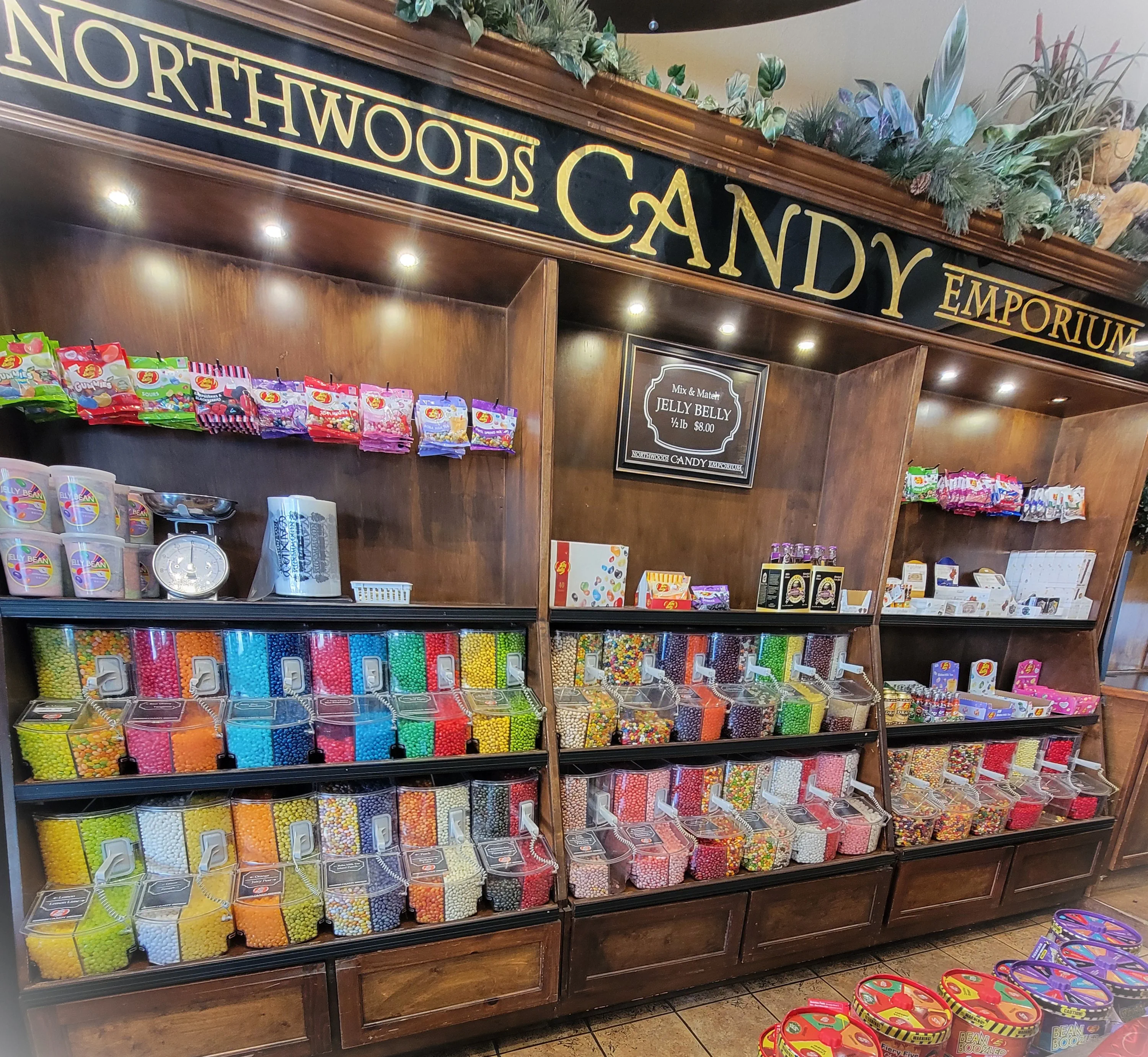 Insdie Northwoods Candy Emporium