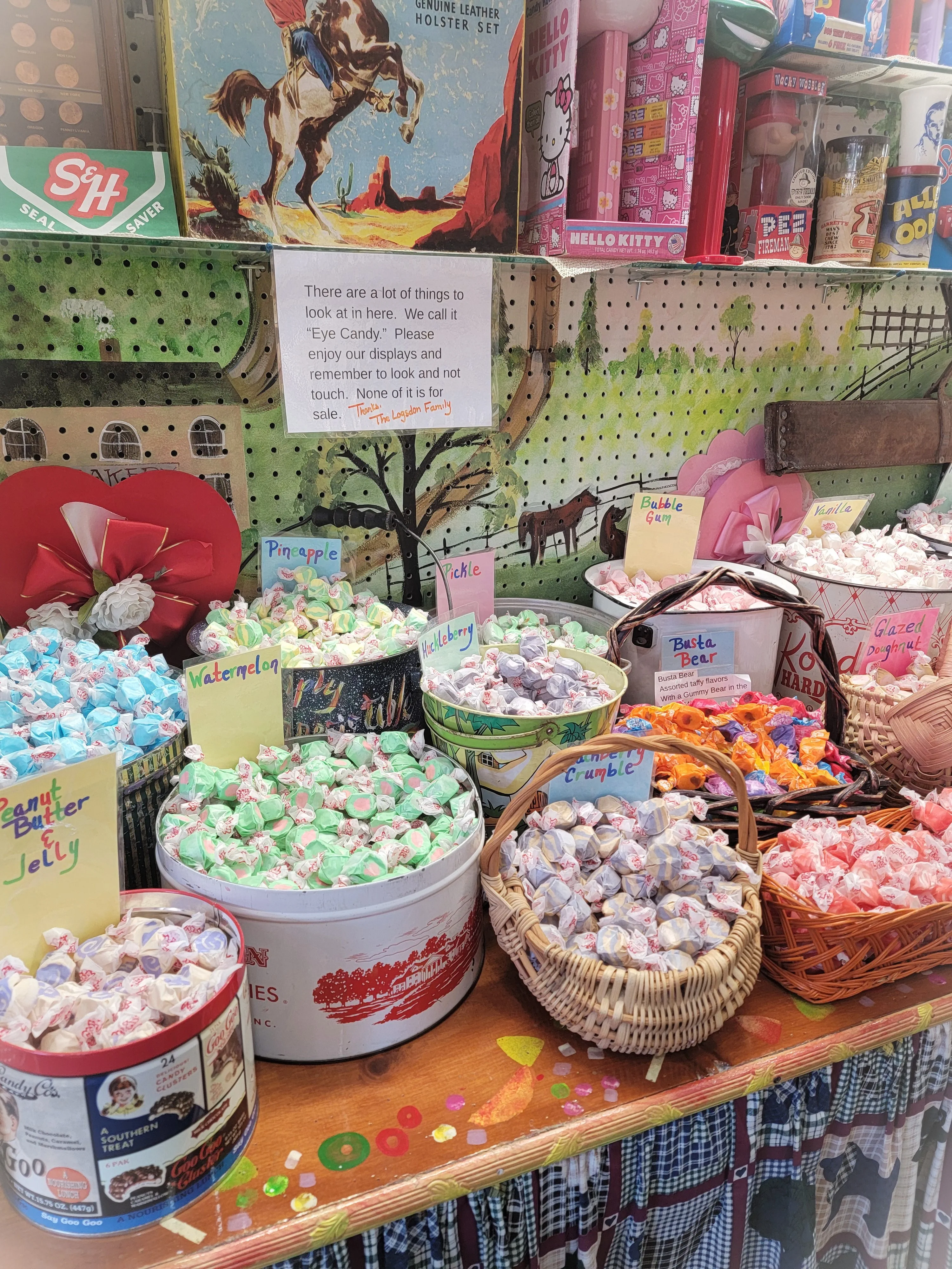 Inside Simply Irresistible Candy shop