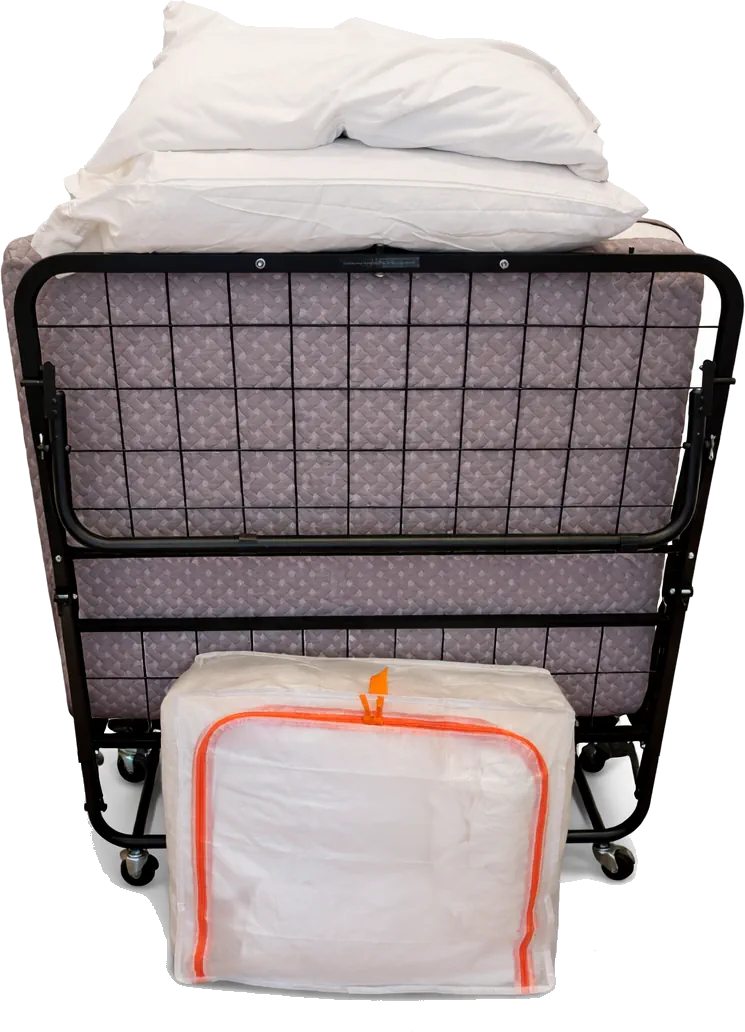 Twin Rollaway Bed and Sheets